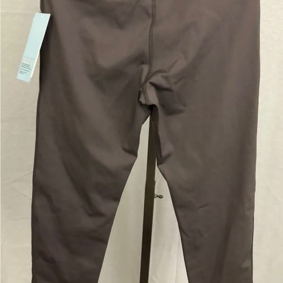 Zella Studio Lite Crop Leggings - Grey Sparrow Size Small - Picture 5 of 6